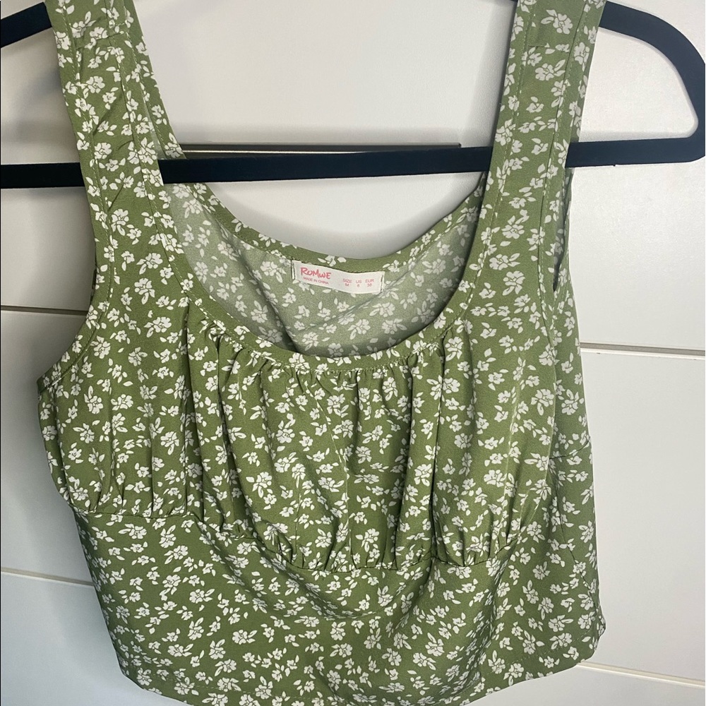romwe flower tank